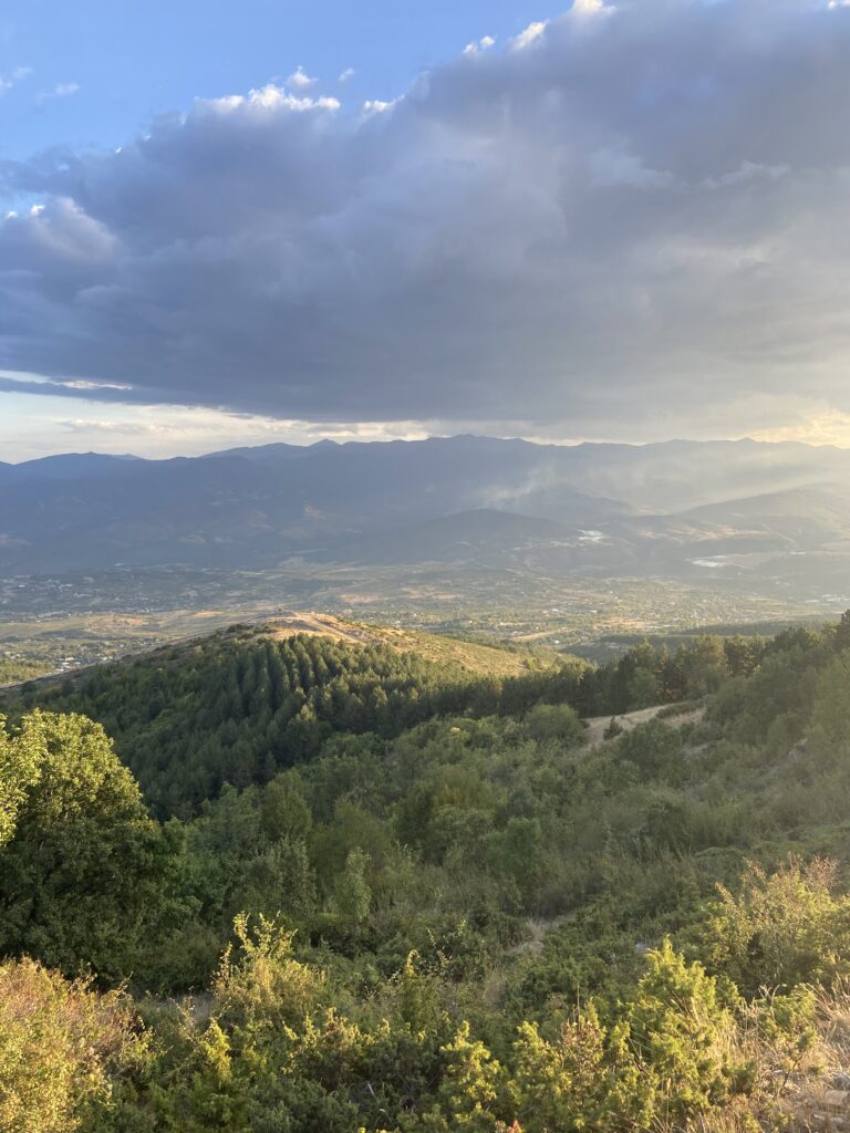 View from Vodno mountain