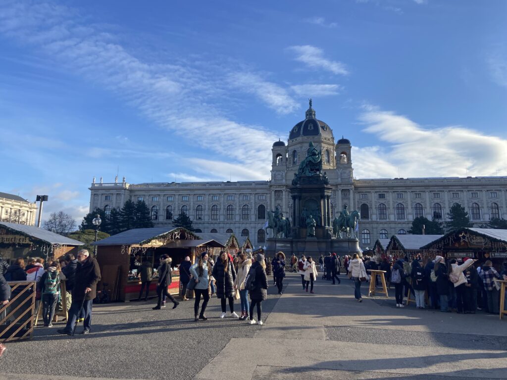 Maria-Thresen Platz Vienna Christmas Market